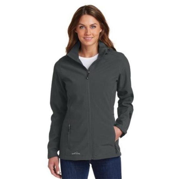 NEW Eddie Bauer® Ladies Hooded Soft Shell Parka.